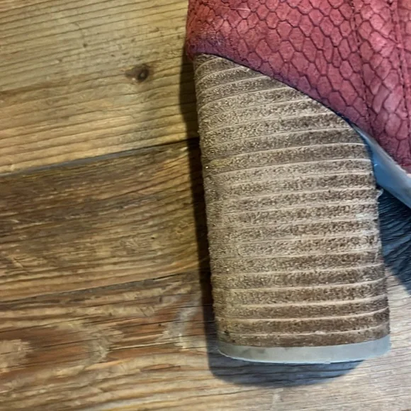 Jeffrey Campbell Oath Suede Croc Ankle Boots - Picture 7 of 14